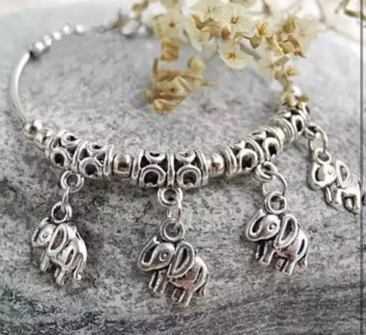 Elephant Charm Bracelet