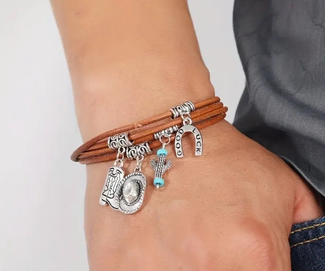 Western-Style Charm Bracelet