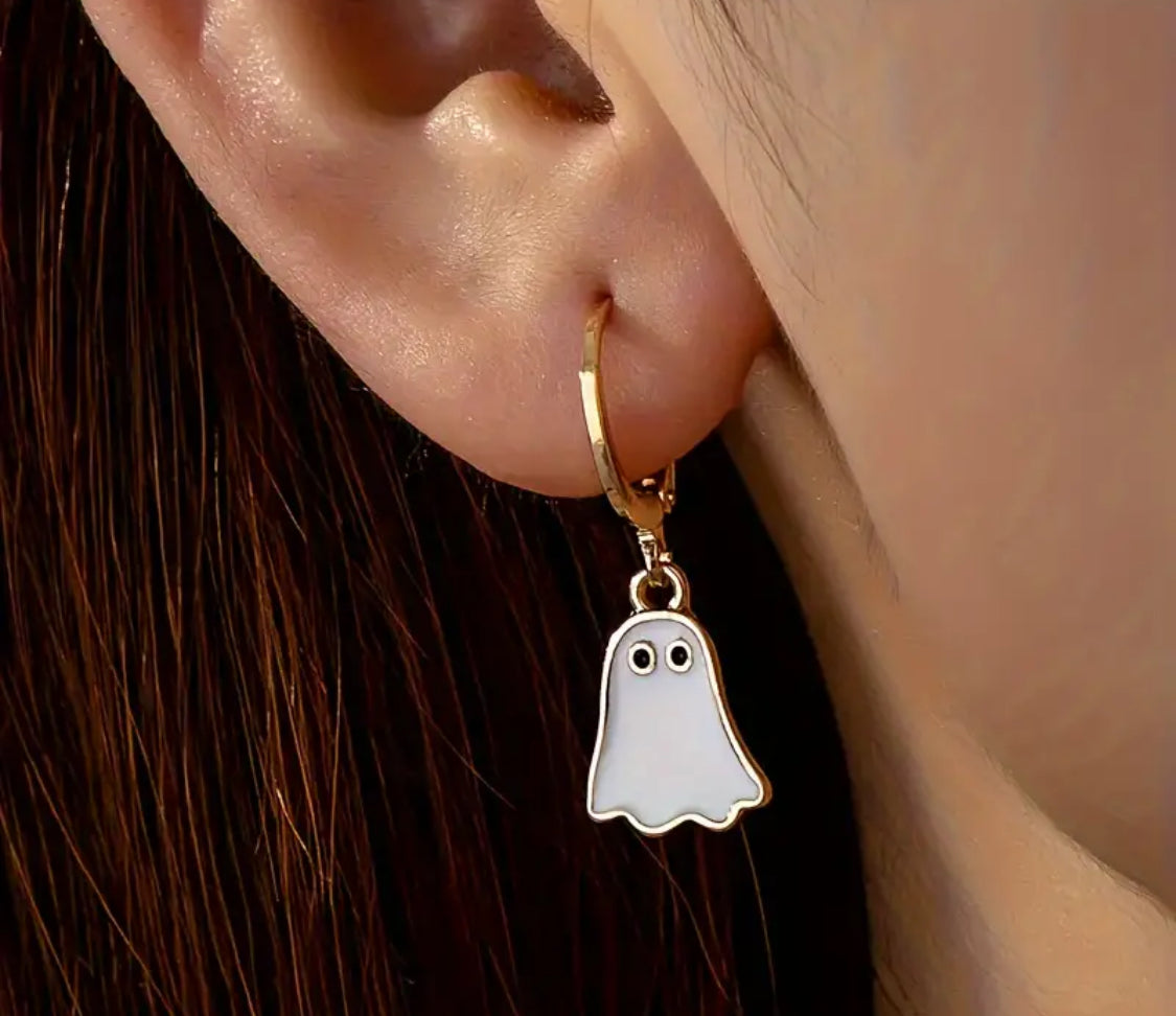 Halloween Ghost Dangle Earrings