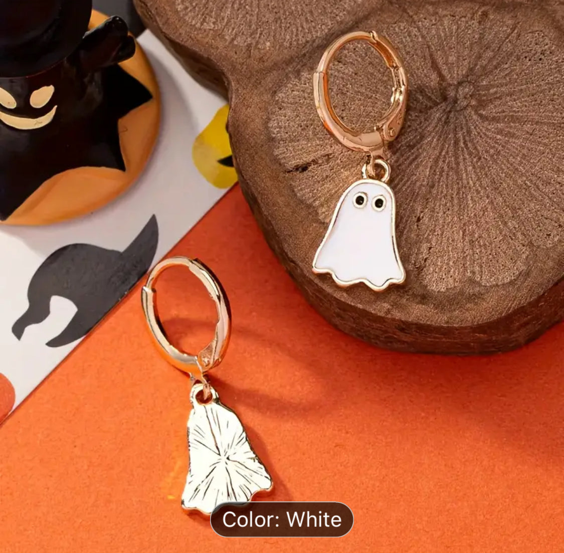 Halloween Ghost Dangle Earrings