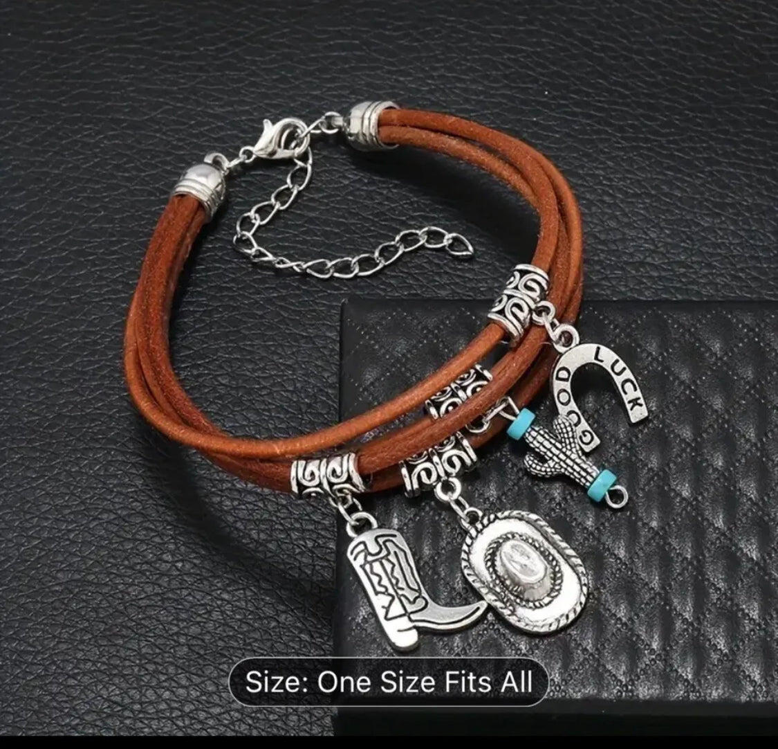 Western-Style Charm Bracelet