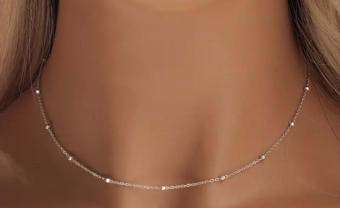 925 Sterling Silver Minimalist Petite Necklace